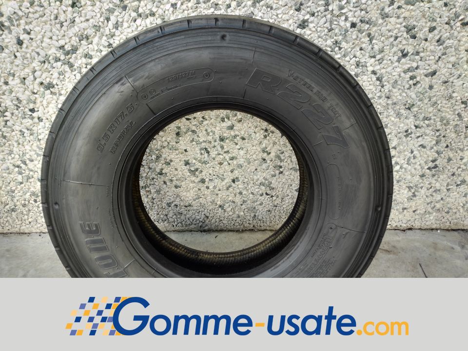 Thumb Bridgestone Gomme Usate Bridgestone 9.5 R17.5 129/127M V-Steel RIB R227 (7.59mm) Ricoperte pneumatici usati Estivo_1